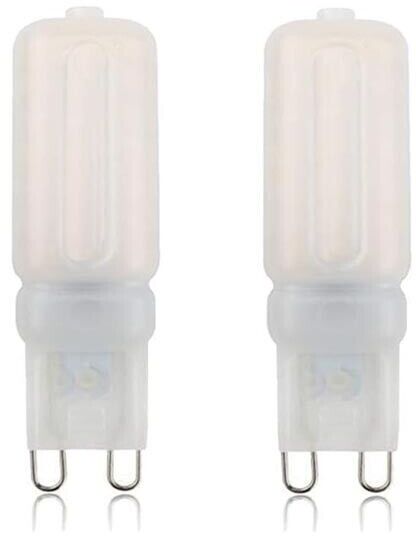 2 Lampadine Led Luce Calda 3000k Lampadina G9 2.5 = 20 Watt Per Lampadario Lume Kovalmax