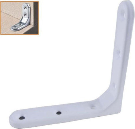 2 Lastrine Ad Angolo 100x100mm Bianca Sostegno Staffa Angolare Viti Mobile 94782 Fai da te/Ferramenta/Chiodi viti ed elementi di fissaggio/Staffa Trade Shop italia - Napoli, Commerciovirtuoso.it