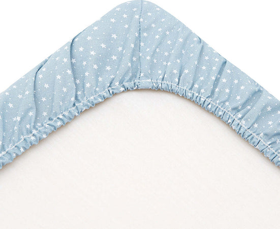 2 Lenzuolo Regolabile - Culla  Forest Azzurro Casa e cucina/Tessili per la casa/Biancheria per culle e lettini/Biancheria bebè/Lenzuola da culla La Casa Del Bebè - Napoli, Commerciovirtuoso.it