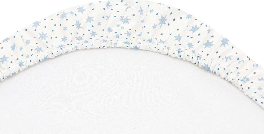 2 Lenzuolo Regolabile-Cestone 35X80X1 Cm Forest Azzurro Casa e cucina/Tessili per la casa/Biancheria per culle e lettini/Biancheria bebè/Lenzuola da culla La Casa Del Bebè - Napoli, Commerciovirtuoso.it