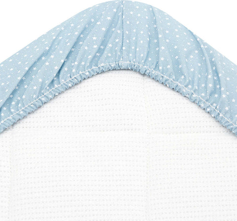 2 Lenzuolo Regolabile-Culla 60 60X120X1 Cm Forest Azzurro Casa e cucina/Tessili per la casa/Biancheria per culle e lettini/Biancheria bebè/Lenzuola da culla La Casa Del Bebè - Napoli, Commerciovirtuoso.it