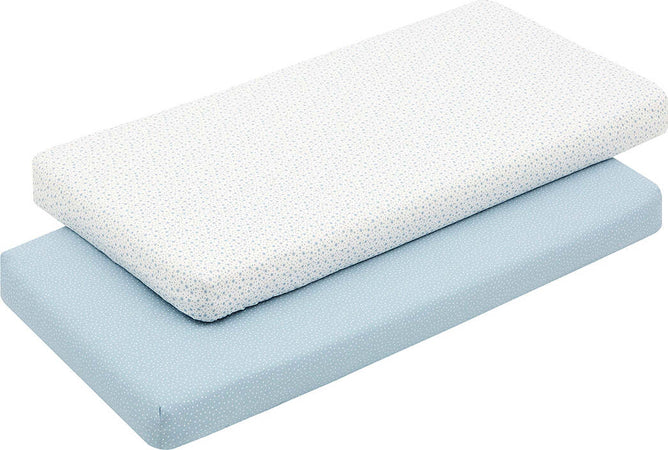 2 Lenzuolo Regolabile-Culla 70 70X140X1 Cm Forest Azzurro Casa e cucina/Tessili per la casa/Biancheria per culle e lettini/Biancheria bebè/Lenzuola da culla La Casa Del Bebè - Napoli, Commerciovirtuoso.it