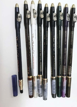 2 MATITA MATITE EYELINER WATERPROOF CONTORNO OCCHI CON TEMPERAMATITE SPUGNA Bellezza/Trucco/Occhi/Matite Trade Shop italia - Napoli, Commerciovirtuoso.it