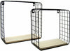 2 Mensole Da Parete Moderne Design Cubo Mensola Scaffale Legno Metallo Nero Casa, arredamento e bricolage > Arredamento > Mobili e Accessori Trade Shop italia - Napoli, Commerciovirtuoso.it