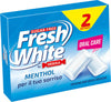 2 Pacchetti Serra Chewing Gum Fresh White (consegna gratuita ) With Green Action (astucci Di 2x 28 G) Cicche Alle Menta