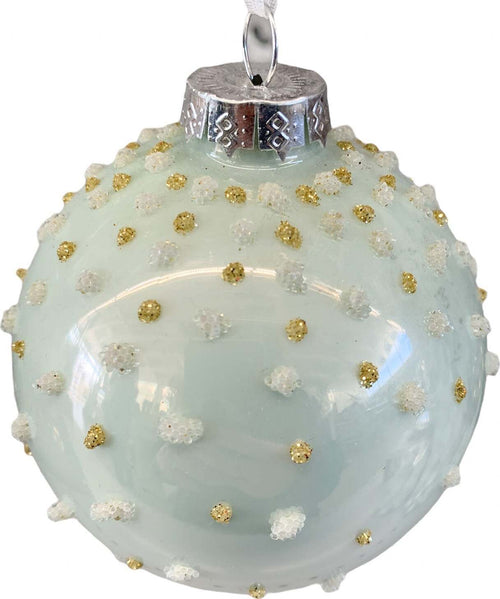 2 palline natalizie in vetro Azzurro con glitter da Ø 8 cm, Pendaglio Tinta Unita Casa e cucina/Decorazioni per interni/Addobbi e decorazioni per ricorrenze/Decorazioni natalizie/Addobbi e decorazioni/Palle e palline MagiediNatale.it - Altamura, Commerciovirtuoso.it