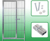 2 Pannelli Recinzione con Porta Zincatura Elettrolitica da 1xh 1,80 Metri Fai da te/Prodotti per la costruzione/Materiali da costruzione/Pavimenti di legno e recinzioni/Materiali/Reti di acciaio zincato Ogomondo - Martina Franca, Commerciovirtuoso.it