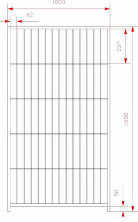 2 Pannelli Recinzione Zincatura Elettrolitica Ciascuno da 1xh1,80 Metri Fai da te/Prodotti per la costruzione/Materiali da costruzione/Pavimenti di legno e recinzioni/Materiali/Reti di acciaio zincato Ogomondo - Martina Franca, Commerciovirtuoso.it