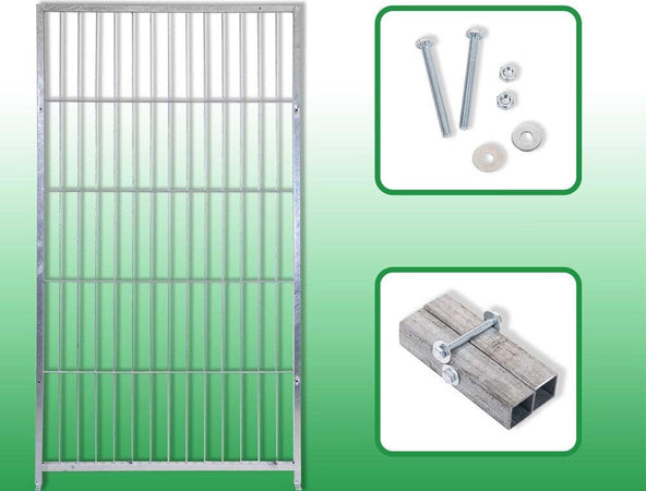 2 Pannelli Recinzione Zincatura Elettrolitica Ciascuno da 1xh1,80 Metri Fai da te/Prodotti per la costruzione/Materiali da costruzione/Pavimenti di legno e recinzioni/Materiali/Reti di acciaio zincato Ogomondo - Martina Franca, Commerciovirtuoso.it