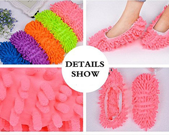 2 PANTOFOLE MOP PULISCI CASA PAVIMENTO IN MICROFIBRA COPRISCARPA CATTURA POLVERE Casa e cucina/Detergenti e prodotti per la pulizia/Mop bagnato e asciutto Trade Shop italia - Napoli, Commerciovirtuoso.it