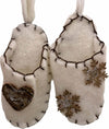2 Pendagli pantofole pelose h 10 cm, pallina per albero di natale addobbi natalizi Bianco Casa e cucina/Decorazioni per interni/Addobbi e decorazioni per ricorrenze/Decorazioni natalizie/Addobbi e decorazioni/Palle e palline MagiediNatale.it - Altamura, Commerciovirtuoso.it