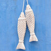 2 Pesci Nella Rete In Legno Arredamento Decorazione Casa Sea Style Casa e cucina/Decorazioni per interni/Accessori decorativi/Soprammobili Trade Shop italia - Napoli, Commerciovirtuoso.it