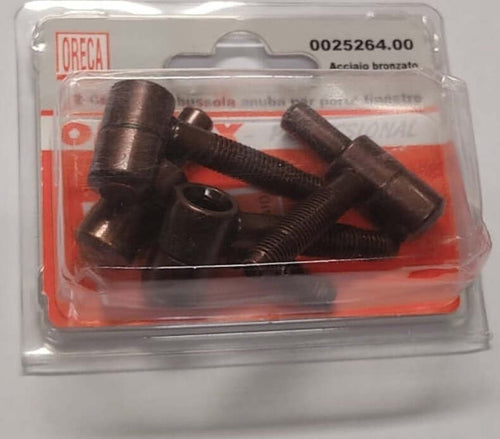 2-PEZZI---CERNIERA-A-BUSSOLA-ANUBA-A-DUE-CORPI---PER-PORTE-E-FINESTRE---IN-ACCIAIO-BRONZATO-14x50MM