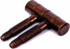 2-PEZZI---CERNIERA-A-BUSSOLA-ANUBA-A-DUE-CORPI-PER-MOBILI-9x37MM---IN-ACCIAIO-BRONZATO