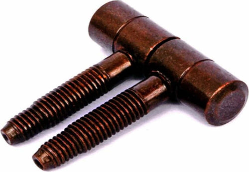 2-PEZZI---CERNIERA-A-BUSSOLA-ANUBA-A-DUE-CORPI-PER-MOBILI-9x37MM---IN-ACCIAIO-BRONZATO
