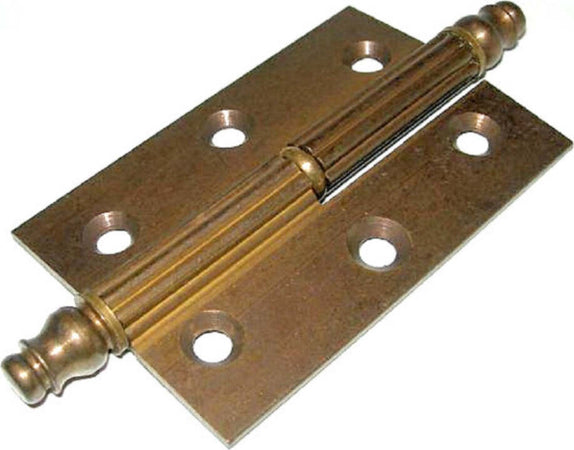 2-PEZZI---CERNIERA-A-SFILARE-CON-PERNO-BAROCCO-40x50MM---IN-OTTONE-BRONZATO