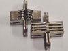 2-PEZZI---CERNIERA-INVISIBILE-IN-ACCIAIO-NICHELATO-CON-VITI---39x12MM