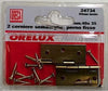 2-PEZZI---CERNIERA-SEMILARGA-CON-PERNO-FISSO-40x35MM---IN-OTTONE-LUCIDO