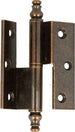 2-PEZZI---CERNIERE-CURVE-ALTE-OTTONE-BRONZATO---50x40MM---SINISTRA