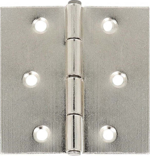2-PEZZI---CERNIERE-QUADRE-IN-FERRO-NICHELATO-A-SPINA-FISSA-60X50MM
