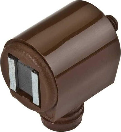 2-PEZZI---CHIUSURA-MAGNETICA-REGOLABILE-A-SPINA-Ø10MM-FORZA-6KG---COLORE-MARRONE