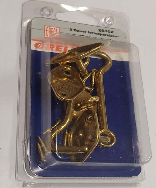2-PEZZI---GANCI-FERMAPERSIANE-IN-OTTONE-LUCIDO-80MM