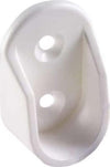 2-PEZZI---SOPPORTI-REGGITUBI-OVALI-IN-PLASTICA-30x15MM---COLORE-BIANCO