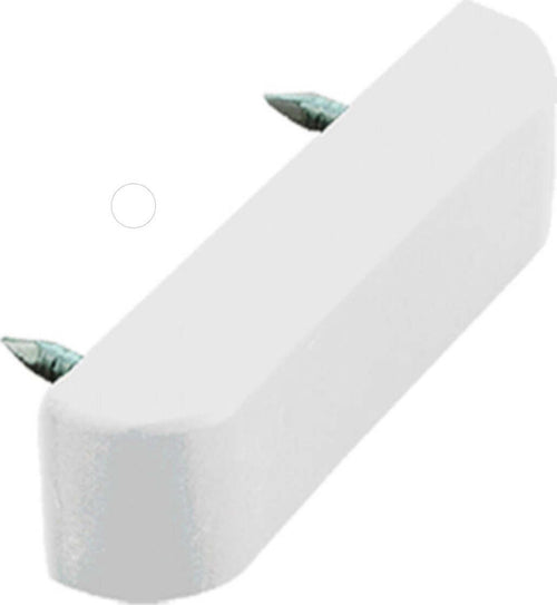 2-PEZZI---SUPPORTO-FERMA-ANTINE-40MM---IN-PLASTICA-BIANCA---COMPLETI-DI-CHIODI