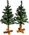 2 Pezzi Alberi Di Natale Con Base A Croce In Legno Alto 60 Cm Verde Casa e cucina/Decorazioni per interni/Addobbi e decorazioni per ricorrenze/Decorazioni natalizie/Oggettistica Trade Shop italia - Napoli, Commerciovirtuoso.it