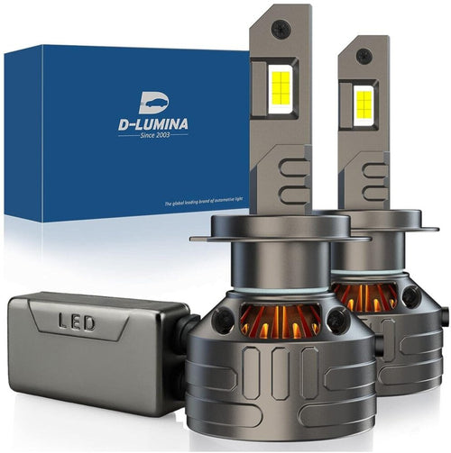 2 pezzi Lampadina Auto H7 LED Canbus 160W 30000LM Chip CPS 6500K 500% Brillante Raffreddamento con Tubo di Rame Spesso