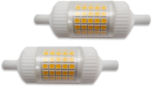 2 pezzi Lampadina LED LST R7S 78 mm 85Ra 130Lm/w 10W 3000K Dimmerabile