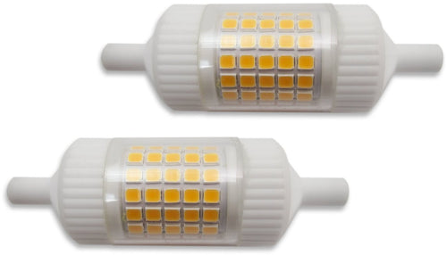 2 pezzi Lampadina LED LST R7S 78 mm 85Ra 130Lm/w 10W 6000K Dimmerabile