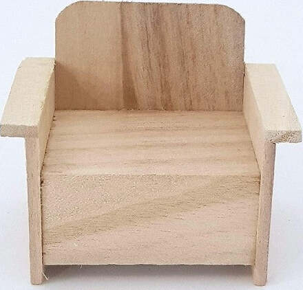 2-Pezzi-Poltroncina-Legno-Decoupage-Gioco-7x7cm--63825-Decorazione-Giocattolo