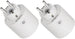 Coppia Spine Domotiche Wireless 10A Temporizzatore Vocale Compatibile Alexa Google EU