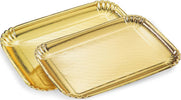 2 PEZZI VASSOIO PORTA SOTTO TORTA 24X34CM ORO RETTANGOLARE PIATTO DOLCI CARTONE Casa e cucina/Teglie da forno e accessori per pasticceria/Accessori e utensili per pasticceria/Porta torta Trade Shop italia - Napoli, Commerciovirtuoso.it