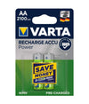 2 Pile Varta Stilo Batterie Aa Alkaline Ricaricabili 2100mah Nimh Hr6 1.2v Accu