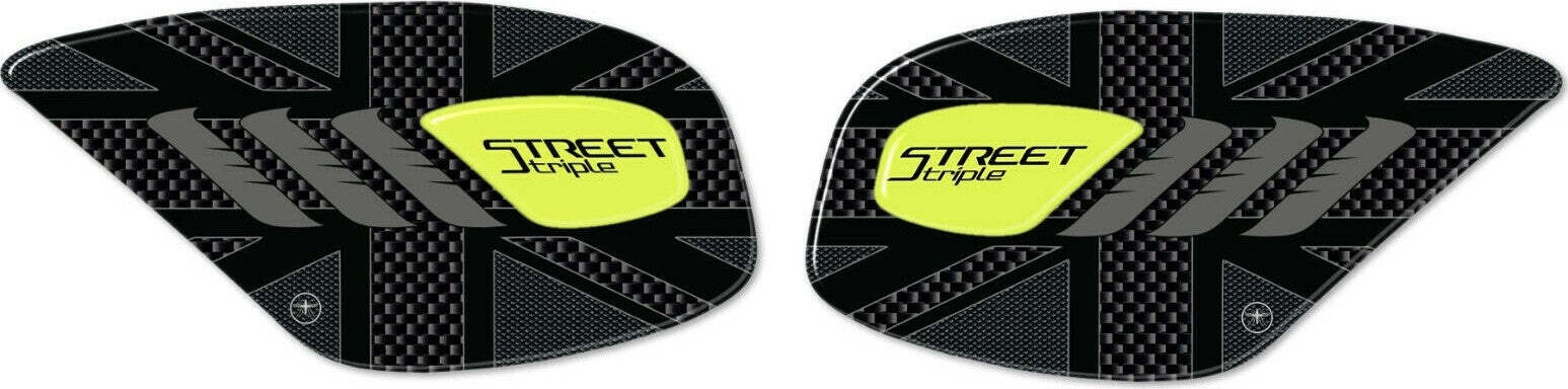 2-protezioni-3D-lati-serbatoio-moto-compatibili-Triumph-Street-Triple-2013-2021