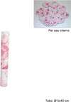 2-Pz-Cannone-Spara-Coriandoli-Nascita-Bimba-Party-è-Nata-Rosa-40-Cm-Uso-Interno