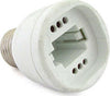 2-PZ-Convertitore-Adattatore-Portalampada-Per-Lampada-Attacco-Da-E27-A-G24-PLC-Ledlux