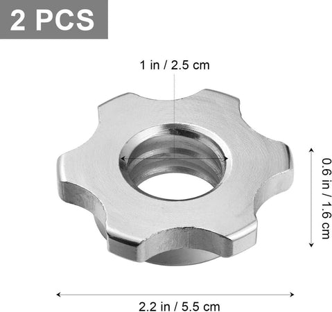 2 Pz Coppia Ricambi Accessori Per Manubrio Bilanciere Morsetto Dado A Vite 25mm Pesi Palestra Trade Shop italia - Napoli, Commerciovirtuoso.it