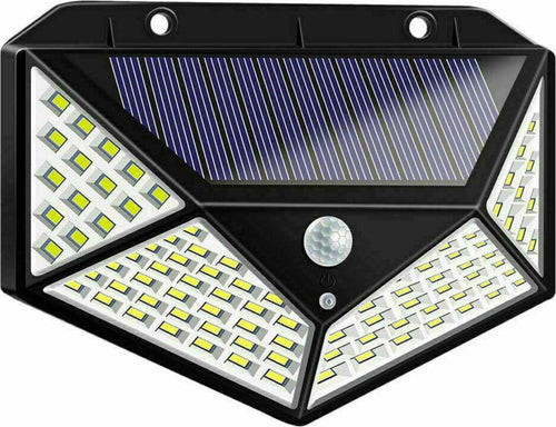 2-PZ-FARETTO-FARO-100-LED-PANNELLO-SOLARE-270°-SENSORE-MOVIMENTO-1200-lm-IP65