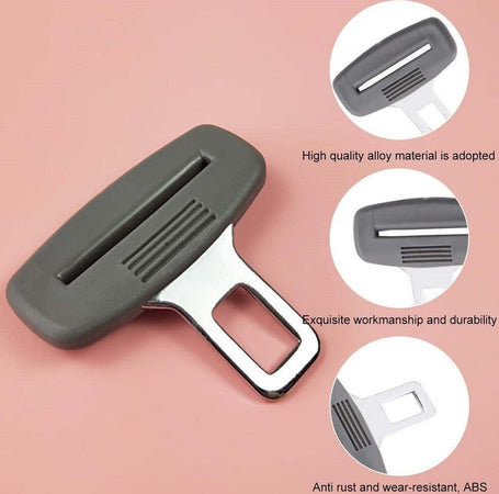 2 Pz Linguetta Per Cinture Di Sicurezza In Metallo Impugnatura In Plastica Nero Auto e Moto/Parti per auto/Interruttori e relè/Interruttori/Cinture di sicurezza Trade Shop italia - Napoli, Commerciovirtuoso.it