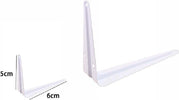 2 Pz Reggimensola Supporto Staffa Triangolare Mensola Metallo 5x6cm Bianca 07904 Casa, arredamento e bricolage > Arredamento > Reggimensola Trade Shop italia - Napoli, Commerciovirtuoso.it
