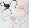 2 PZ. SPALLINE INTRECCIO CUORE FARFALLA REGGISENO BRETELLE SCOLLO POSTERIORE Moda/Donna/Abbigliamento/Abbigliamento da notte lingerie e intimo/Lingerie & Intimo/Accessori/Spalline e cinghie Trade Shop italia - Napoli, Commerciovirtuoso.it
