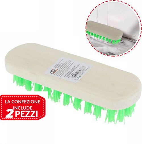 2 Pz Spazzola Grande In Legno Per Pavimenti Pulizia Casa Lavaggio Superfici 18cm Casa e cucina/Detergenti e prodotti per la pulizia/Strumenti di pulizia/Pagliette e spazzole per pulire Trade Shop italia - Napoli, Commerciovirtuoso.it
