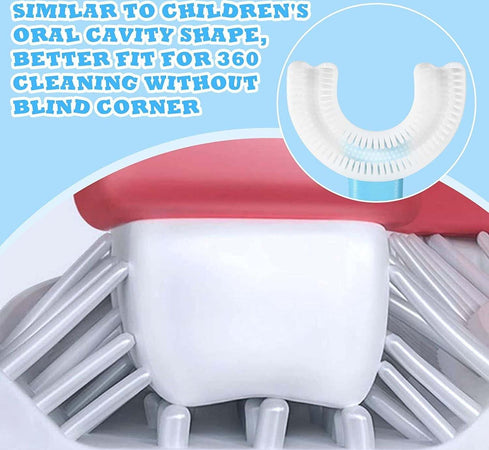 2 Pz Spazzolino Da Denti Per Bambini 2-6 Anni A Forma Di U Setole In Silicone Salute e cura della persona/Cura di bambini e neonati/Igiene dentale/Igiene dentale dei bambini/Spazzolini da denti/Spazzolini da denti manuali Trade Shop italia - Napoli, Commerciovirtuoso.it