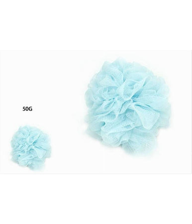 2 Pz Spugna A Rete Spugnetta Doccia Bagno Esfoliazione Pelle Corpo Azzurra 79580