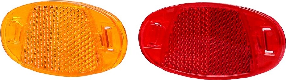 2 Riflettori Catarifrangenti Ovale Per Ruote Anteriore Posteriore Bici Xc-1621 Sport e Tempo Libero > Ciclismo > Ricambi per Bici > Sport Trade Shop italia - Napoli, Commerciovirtuoso.it