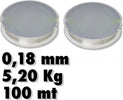 2 ROTOLI LENZA 0.18MM 5.20KG 100 METRI CIASCUNO CARBONIO PESCA SUPER RESISTENZA Sport e tempo libero/Caccia e Pesca/Pesca/Pesca a mosca/Lenze Trade Shop italia - Napoli, Commerciovirtuoso.it