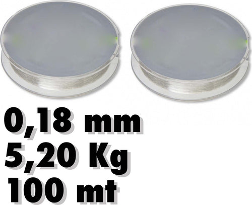 2 ROTOLI LENZA 0.18MM 5.20KG 100 METRI CIASCUNO CARBONIO PESCA SUPER RESISTENZA Sport e tempo libero/Caccia e Pesca/Pesca/Pesca a mosca/Lenze Trade Shop italia - Napoli, Commerciovirtuoso.it